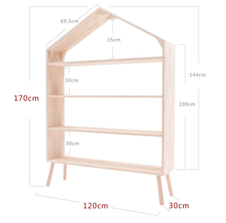 Children Cabinets Ins Nordic children's clothing store shelf Bookshelf display racks toy storage rack