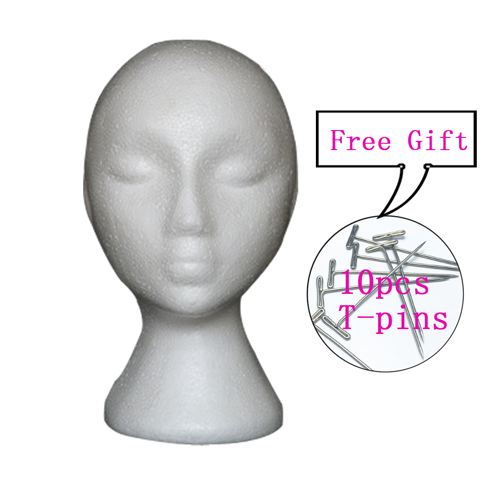 Female Styrofoam Mannequin Manikin Head Model Foam Wig Hair Hat Glasses Display New Drop Free Shipping, White
Female Styrofoam Mannequin Manikin Head Model Foam Wig Hair Hat Glasses Display New Drop Free Shipping, White
