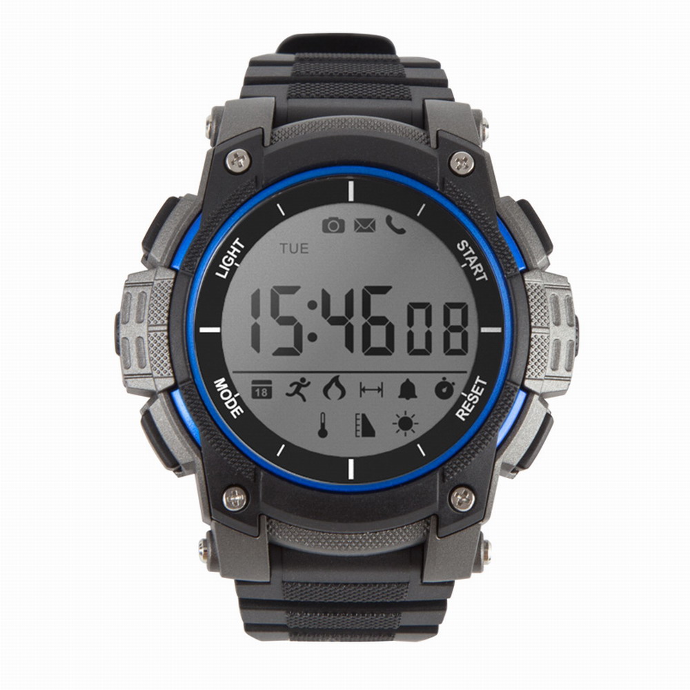 120 Feet Waterproof Outdoor Sports Smart Watch Bluetooth Fitness Tracker Watch Reminder Sleep UV Altitude Monitor Smartwatch For IOS Android
120 Feet Waterproof Outdoor Sports Smart Watch Bluetooth Fitness Tracker Watch Reminder Sleep UV Altitude Monitor Smartwatch For IOS Android