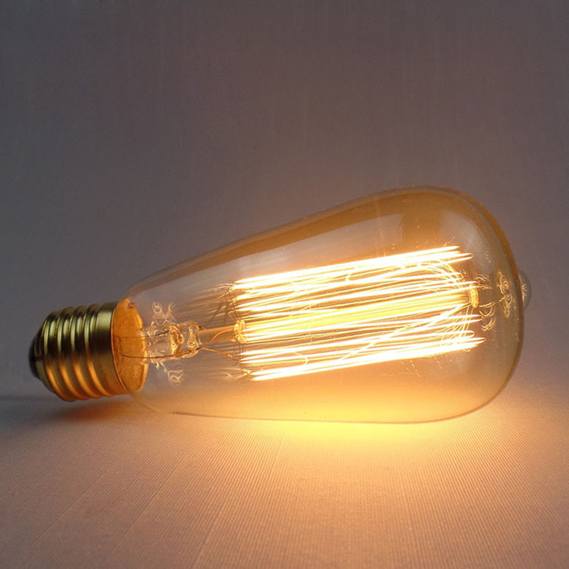 Retro Edison Light Bulb E27 220V 40W ST64 T45 G80 Filament Vintage Globe Bulb Antique Incandescent Bulb Edison Lamp
Retro Edison Light Bulb E27 220V 40W ST64 T45 G80 Filament Vintage Globe Bulb Antique Incandescent Bulb Edison Lamp