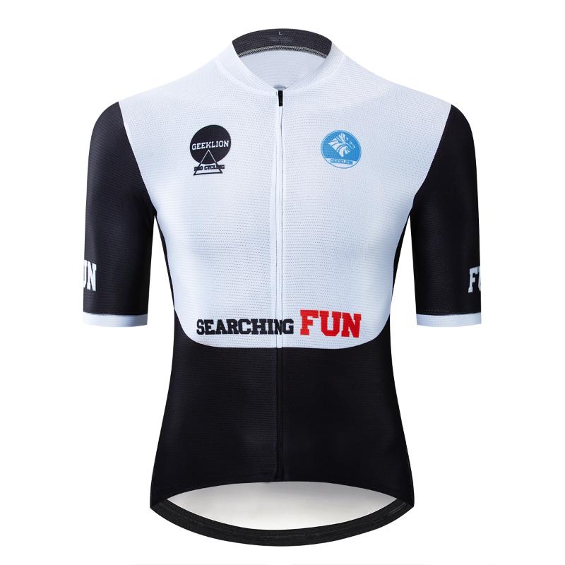 2020 Geeklion Short Sleeves Pro Cycling Jersey Outdoor Men's Summer Team MTB Jersey, White
2020 Geeklion Short Sleeves Pro Cycling Jersey Outdoor Men's Summer Team MTB Jersey, White