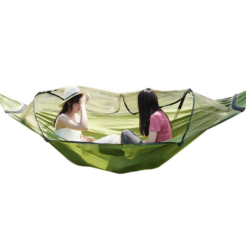 Portable Camping Hammock Outdoor Parachute Hammock Camping Tent Swing Bed with Mosquito Net for Outdoor Hiking
Portable Camping Hammock Outdoor Parachute Hammock Camping Tent Swing Bed with Mosquito Net for Outdoor Hiking