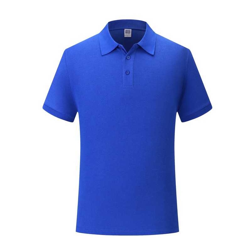 Unisex Teamwear Men's T-Shirts Casual Polo Tees Short Sleeve Women Slim Fit Solid Turn-down Collar Activities Blank Tees Group Plain Tee