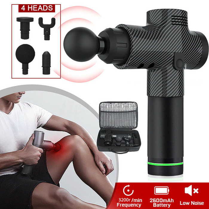 Massage Gun Muscle Massager Rechargeable Muscle Stimulator Deep Tissue Massager Body Relaxation Slimming Shaping CY200516
Massage Gun Muscle Massager Rechargeable Muscle Stimulator Deep Tissue Massager Body Relaxation Slimming Shaping CY200516