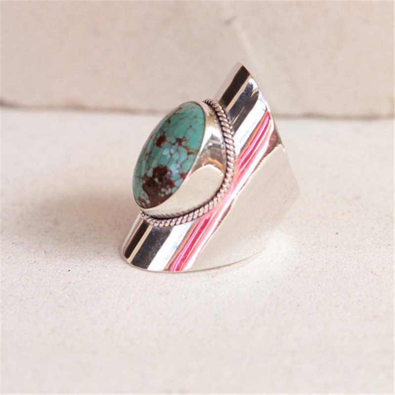 Bohemia Style Inlaid Big Oval Green Blue Gem Ornament Ring for Women Natural Stone Ring Fashion Knuckle Rings Jewelry Z3X729
Bohemia Style Inlaid Big Oval Green Blue Gem Ornament Ring for Women Natural Stone Ring Fashion Knuckle Rings Jewelry Z3X729