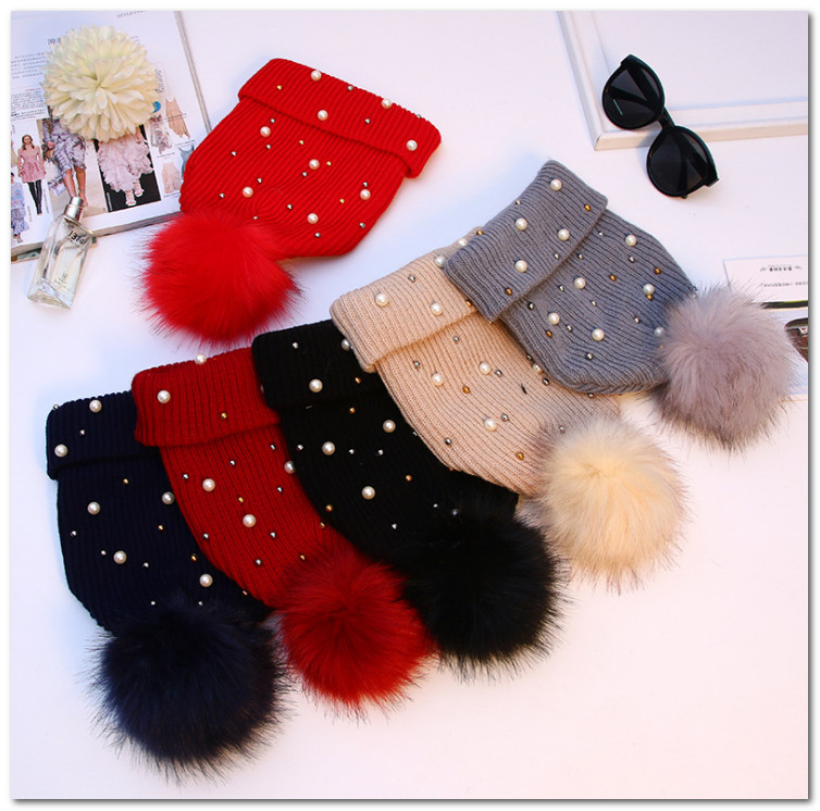 Christmas Old girls knit hat kids rivet pearls beaded bonnet hat children big pompon beanie winter women thicken knitted warm caps J1340, Black
Christmas Old girls knit hat kids rivet pearls beaded bonnet hat children big pompon beanie winter women thicken knitted warm caps J1340, Black
