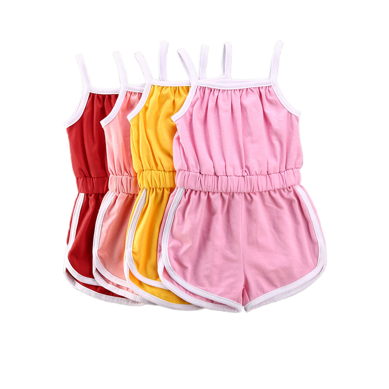 Summer Toddler Infant Baby Girls Sleeveless Jumpsuit Solid Playsuits Fashion Casual Sport Rompers, Pink
Summer Toddler Infant Baby Girls Sleeveless Jumpsuit Solid Playsuits Fashion Casual Sport Rompers, Pink