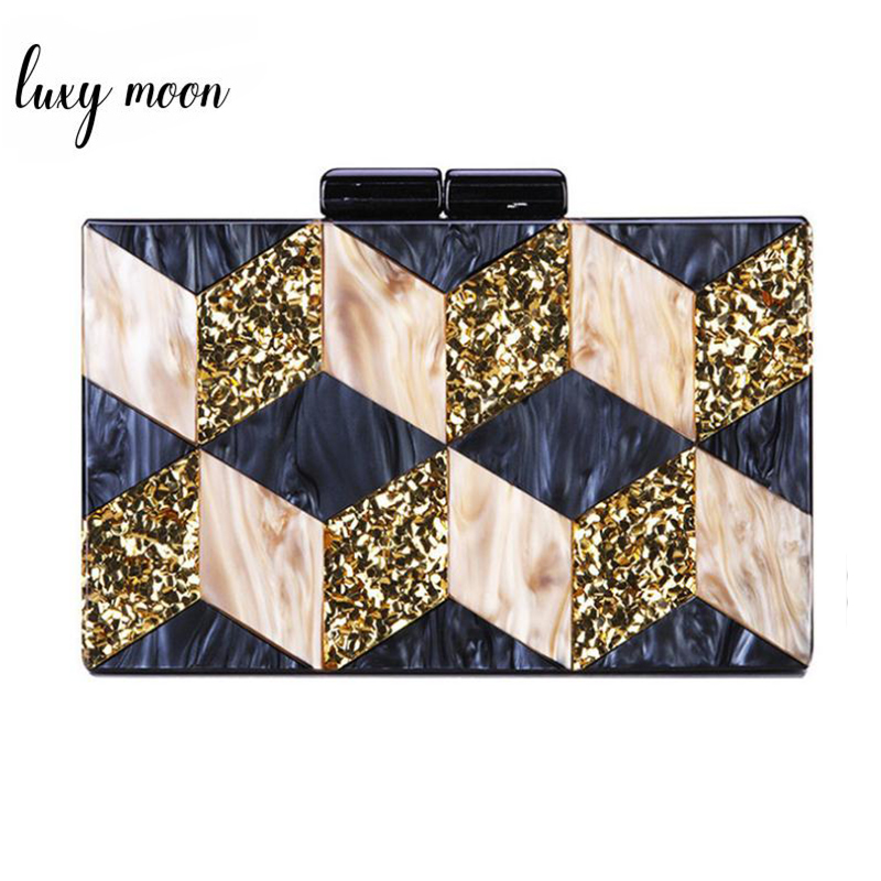 Geometric Sequin Evening Bag Women Acrylic Bag Wedding Purse Mini Handbag High Quality Female Shoulder ZD1425, As picture
Geometric Sequin Evening Bag Women Acrylic Bag Wedding Purse Mini Handbag High Quality Female Shoulder ZD1425, As picture