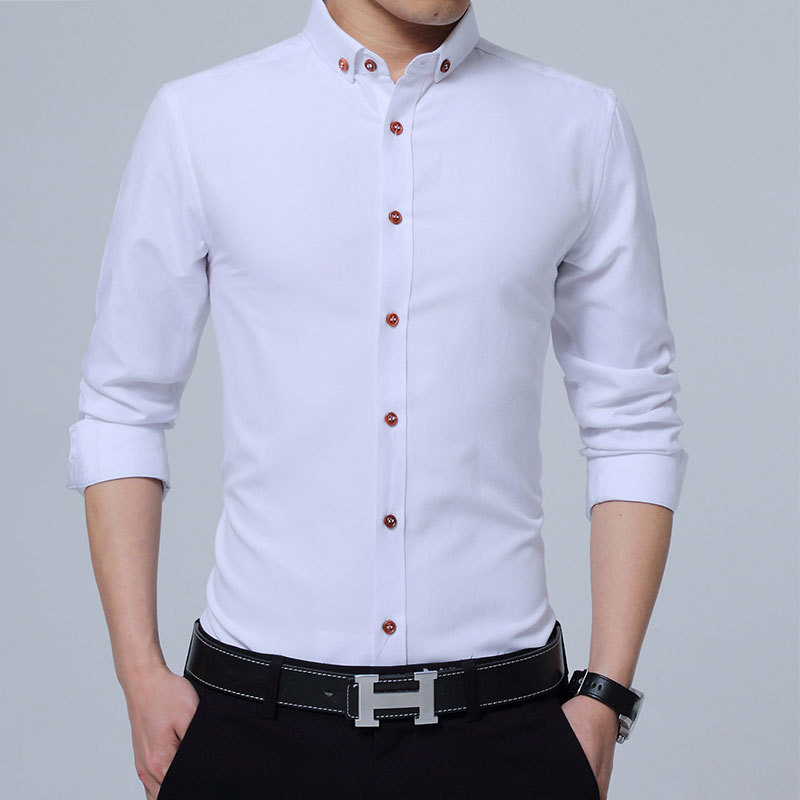Long Sleeve Shirt Men New Fashion Designer Camisa Man Solid Shirt Non Iron Slim Fit Business Shirts Formal Dress TS-213, White
Long Sleeve Shirt Men New Fashion Designer Camisa Man Solid Shirt Non Iron Slim Fit Business Shirts Formal Dress TS-213, White