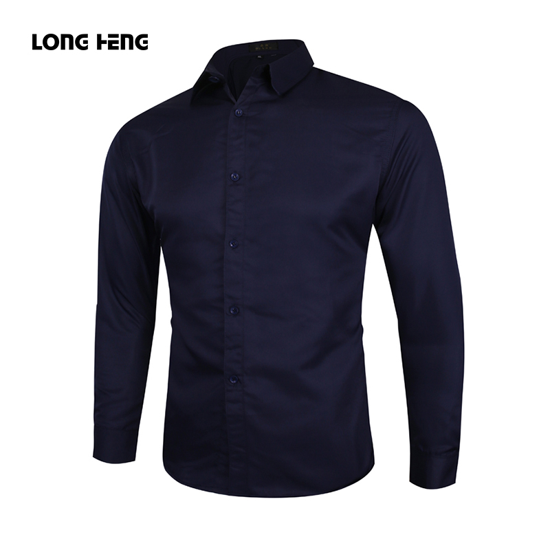 LONGHENG European and American fashion long-sleeved shirt male 2020 spring and autumn new men's solid color casual shirt, Black
LONGHENG European and American fashion long-sleeved shirt male 2020 spring and autumn new men's solid color casual shirt, Black