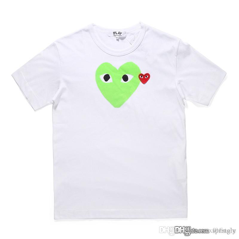Newest COM Best Quality PLAY White green heart des Garcons Men's White T-shirt Green Heart Graphic Large Print PLAY Tee, White;black
Newest COM Best Quality PLAY White green heart des Garcons Men's White T-shirt Green Heart Graphic Large Print PLAY Tee, White;black