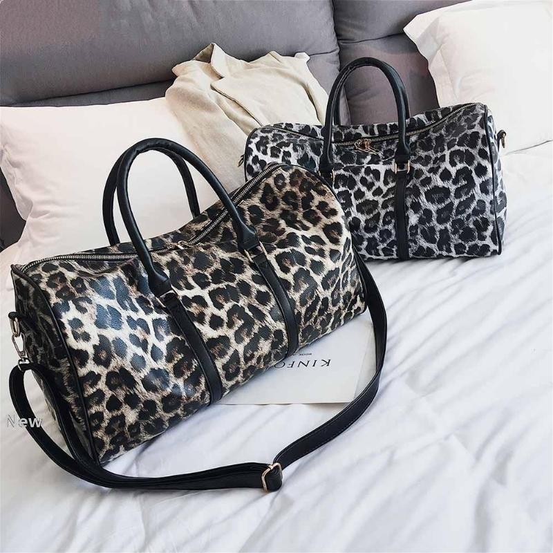 Women Sling Shoulder Handbag Large Capacity Leopard Crossbody Travel Bags PU Leather Weekend Duffel Messenger Bag LJJM2359-1
Women Sling Shoulder Handbag Large Capacity Leopard Crossbody Travel Bags PU Leather Weekend Duffel Messenger Bag LJJM2359-1