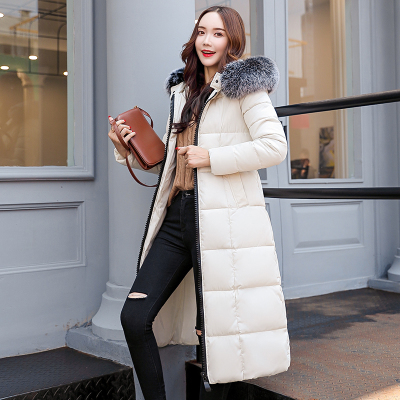 Wholesale fashion cotton coat long hooded cotton suit over the knee warm big fur collar down coat cotton slim coat Size XS-XXL, Red
Wholesale fashion cotton coat long hooded cotton suit over the knee warm big fur collar down coat cotton slim coat Size XS-XXL, Red