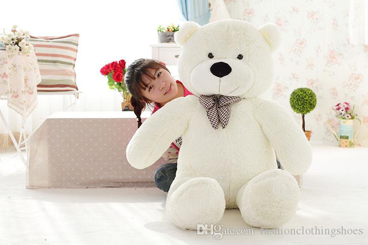 80cm teddy bear life size teddy bear christmas gift with high quality Right-angle measurements soft plush toy