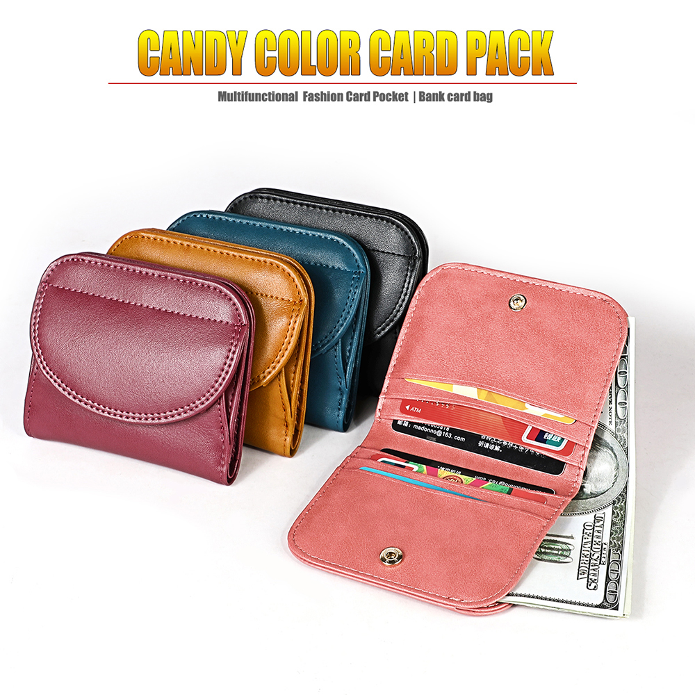 Original Leather Short Fold Over Coin Purses Women Cowhide Wallet Card Slot Money Holder Interior Slot Pocket Banknote Pouches, 5 colors for choice
Original Leather Short Fold Over Coin Purses Women Cowhide Wallet Card Slot Money Holder Interior Slot Pocket Banknote Pouches, 5 colors for choice
