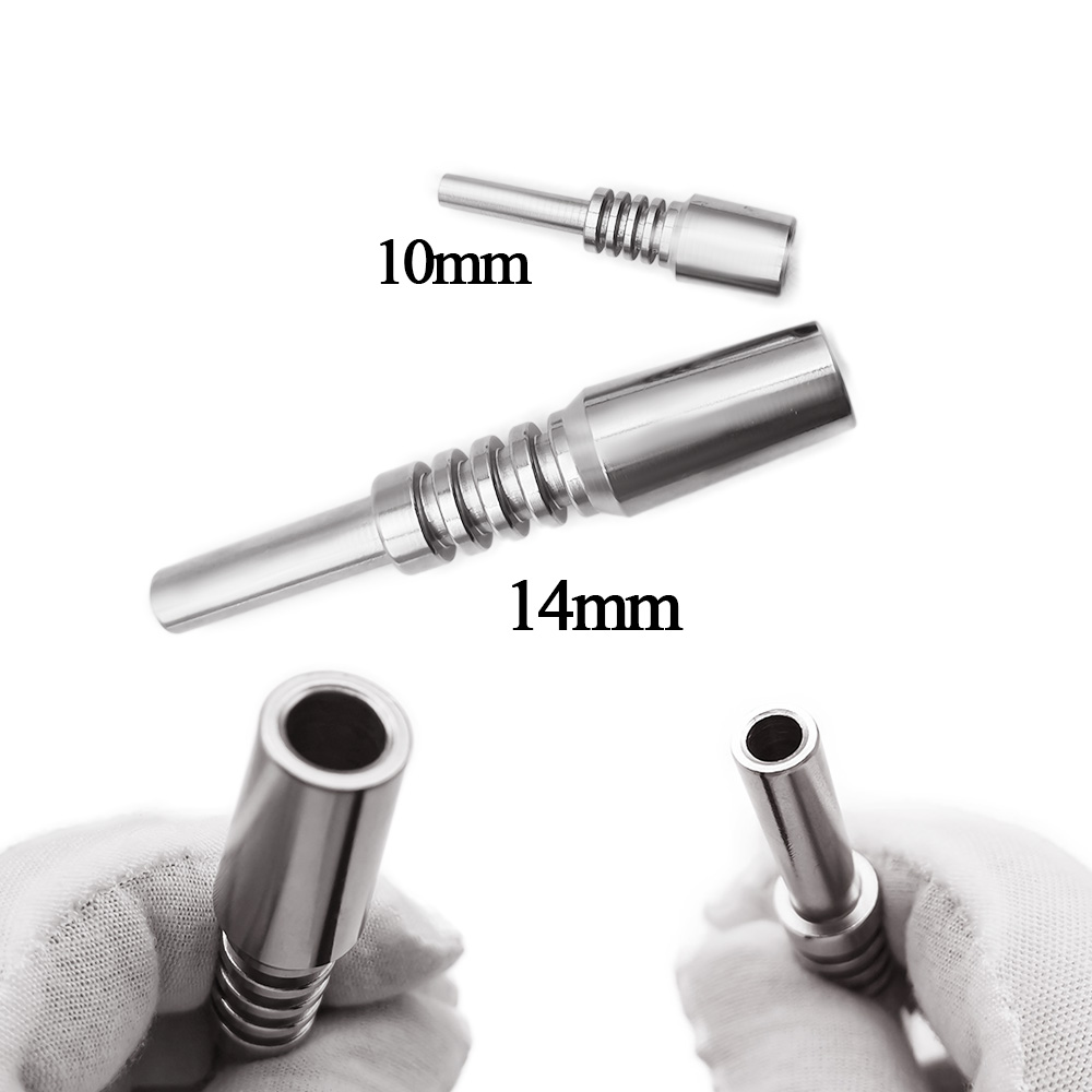 10mm 14mm Stainless Steel Tip Instead of Titanium Tips for Nector Collector with Smoking Accessories For Glass Water Pipe Dab Rigs
10mm 14mm Stainless Steel Tip Instead of Titanium Tips for Nector Collector with Smoking Accessories For Glass Water Pipe Dab Rigs