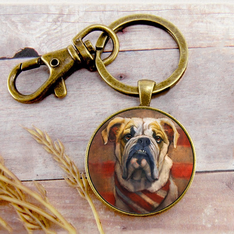 Bulldog Key Rings Ring Key Chain Buckle Pendant Birthday Festival Anniversary Gift Jewelry Accessories
Bulldog Key Rings Ring Key Chain Buckle Pendant Birthday Festival Anniversary Gift Jewelry Accessories