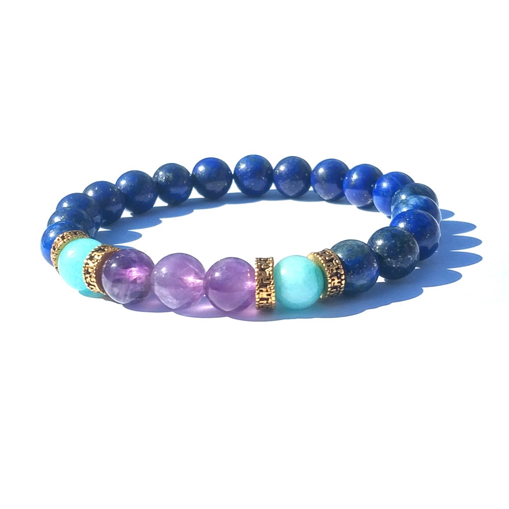 Health bracelet natural stone men and women 2019 trend fashion jewelry
