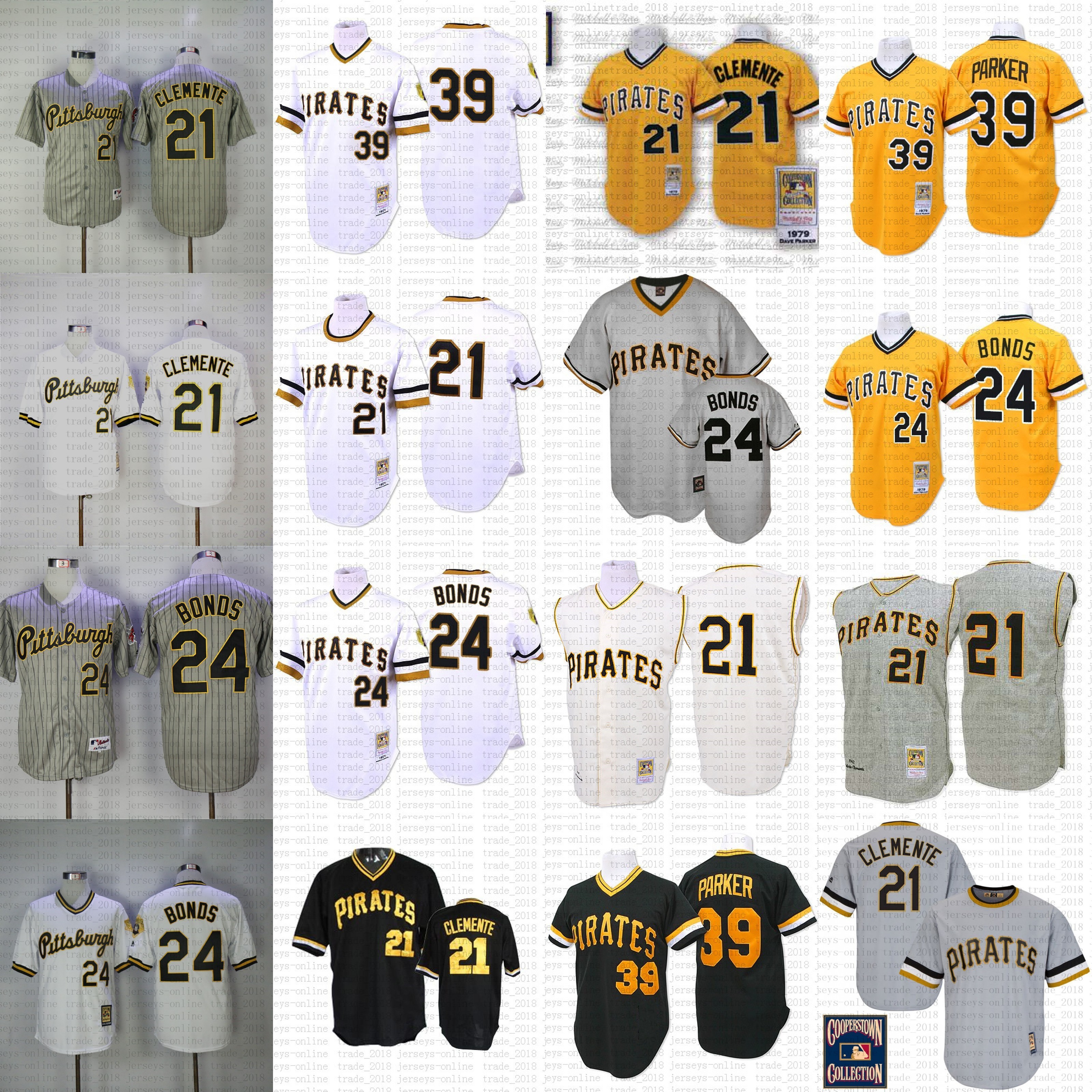 Cheap pittsburgh Throwback 21 roberto clemente 39 Dave Parker 24 Barry Bonds Mitchell and Ness cooperstown jersey, Black
Cheap pittsburgh Throwback 21 roberto clemente 39 Dave Parker 24 Barry Bonds Mitchell and Ness cooperstown jersey, Black