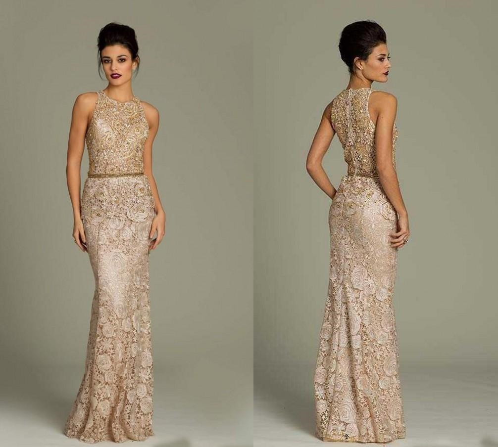 Modest Champagne Full Lace Mother of the Bride Dresses Jewel Neck Wedding Guest Party Dress Beading Sash Floor Length Evening Dresses
Modest Champagne Full Lace Mother of the Bride Dresses Jewel Neck Wedding Guest Party Dress Beading Sash Floor Length Evening Dresses
