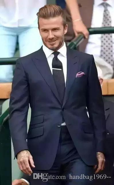 New Arrivals Two Button Navy Blue Groom Tuxedos Peak Lapel Groomsmen Best Man Blazer Mens Wedding Suits (Jacket+Pants+Tie) D:360, Same as image
New Arrivals Two Button Navy Blue Groom Tuxedos Peak Lapel Groomsmen Best Man Blazer Mens Wedding Suits (Jacket+Pants+Tie) D:360, Same as image