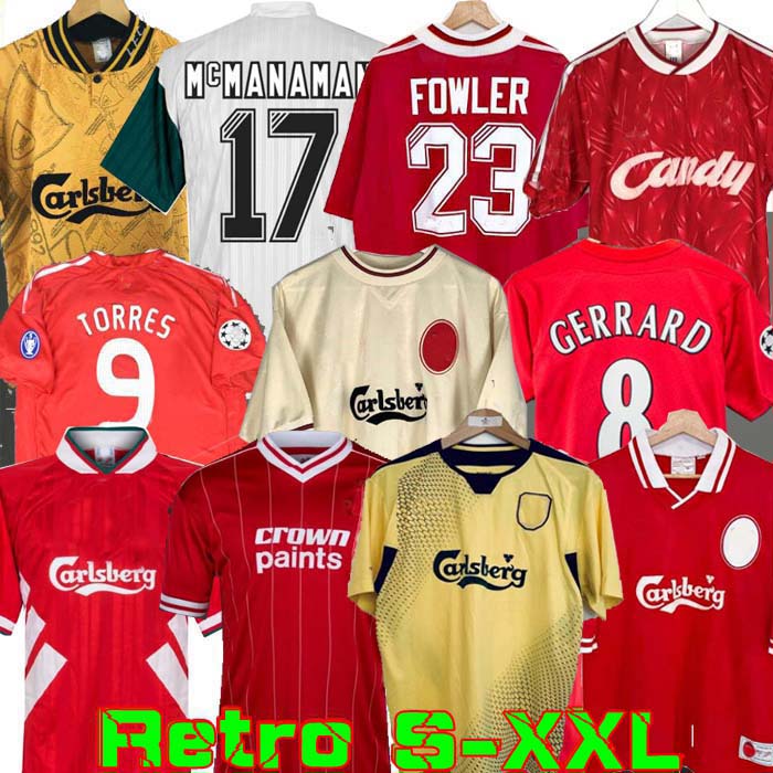 04 05 Retro Soccer Jersey Gerrard 1982 FOWLER DALGLISH Football Shirts TORRES 1989 Maillot 06 07 Barnes 08 09 Rush 97 95 96 93 McMANAMAN 85, 85/86 3rd
04 05 Retro Soccer Jersey Gerrard 1982 FOWLER DALGLISH Football Shirts TORRES 1989 Maillot 06 07 Barnes 08 09 Rush 97 95 96 93 McMANAMAN 85, 85/86 3rd
