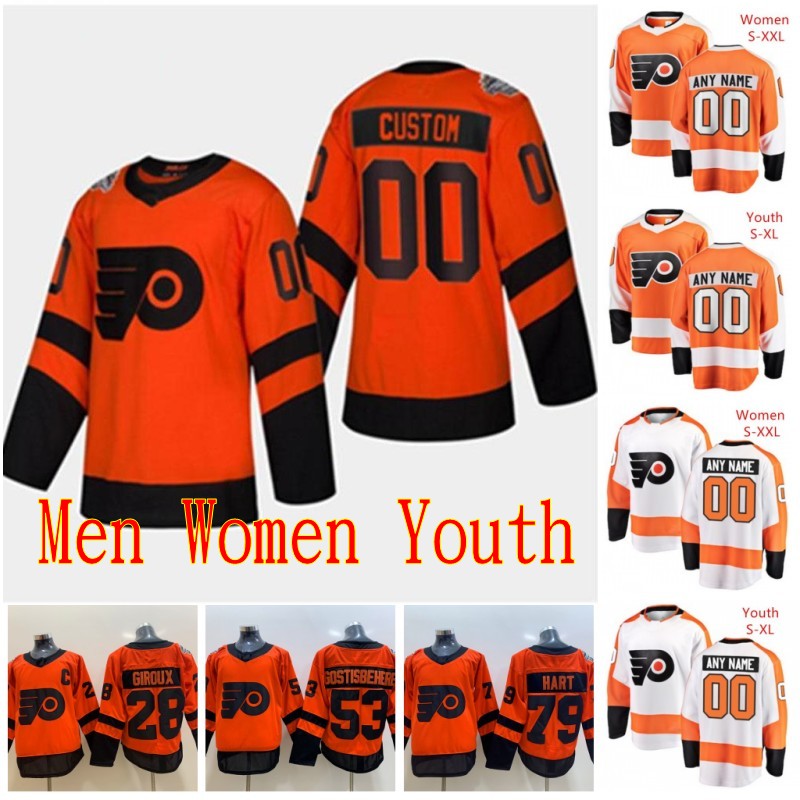 Custom Stitched 2020 Philadelphia Flyers Jerseys Carter Hart Claude Giroux Sean Couturier Nolan Patrick Jakub Voracek Ice Hockey Jerseys, Black;red
Custom Stitched 2020 Philadelphia Flyers Jerseys Carter Hart Claude Giroux Sean Couturier Nolan Patrick Jakub Voracek Ice Hockey Jerseys, Black;red