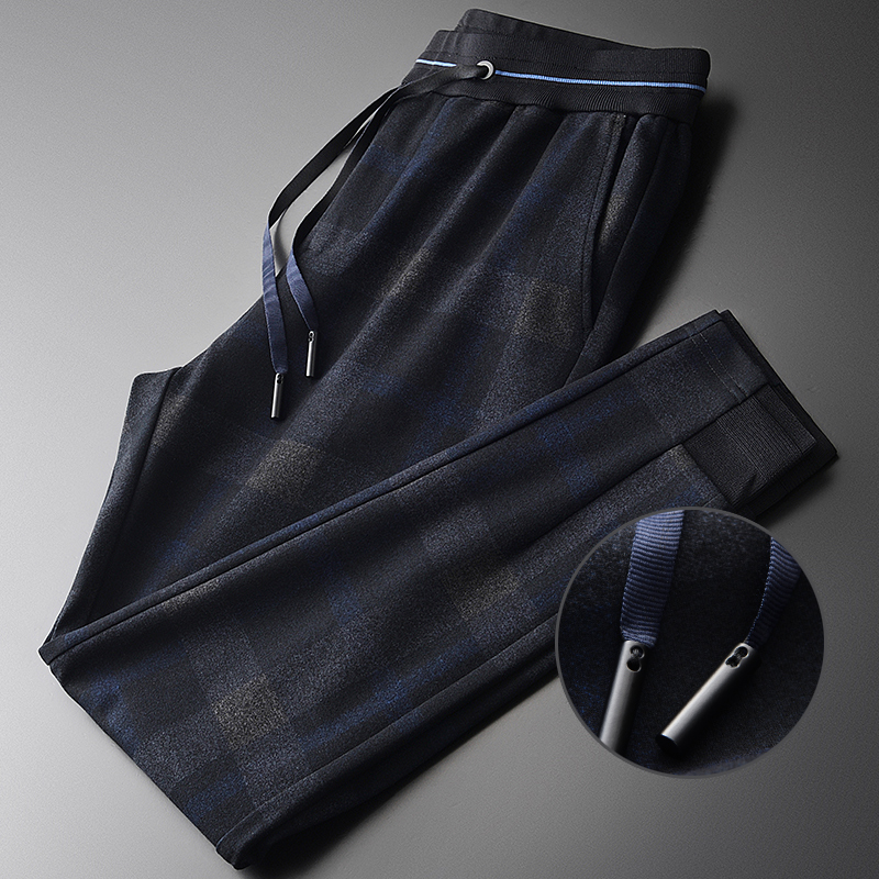 Minglu Yarn-dyed Plaid Mens Pants Autumn Combined Fabric Elastic Waist Pants Men Plus Size 4xl Slim Fit Sport Man, Black hk-19116
Minglu Yarn-dyed Plaid Mens Pants Autumn Combined Fabric Elastic Waist Pants Men Plus Size 4xl Slim Fit Sport Man, Black hk-19116
