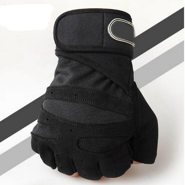 M-XL Gym Gloves Heavyweight Sports Exercise Weight Lifting Gloves Body Building Training Sport Fitness