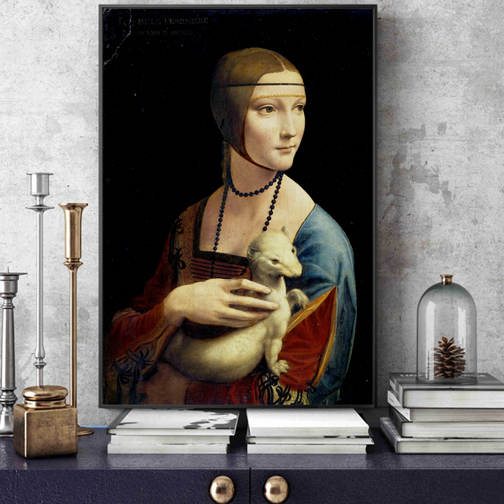 The Lady With An Ermine Canvas Art Paintings On The Wall By Leonardo Da Vinci Famous Canvas Wall Art Home Decor
The Lady With An Ermine Canvas Art Paintings On The Wall By Leonardo Da Vinci Famous Canvas Wall Art Home Decor