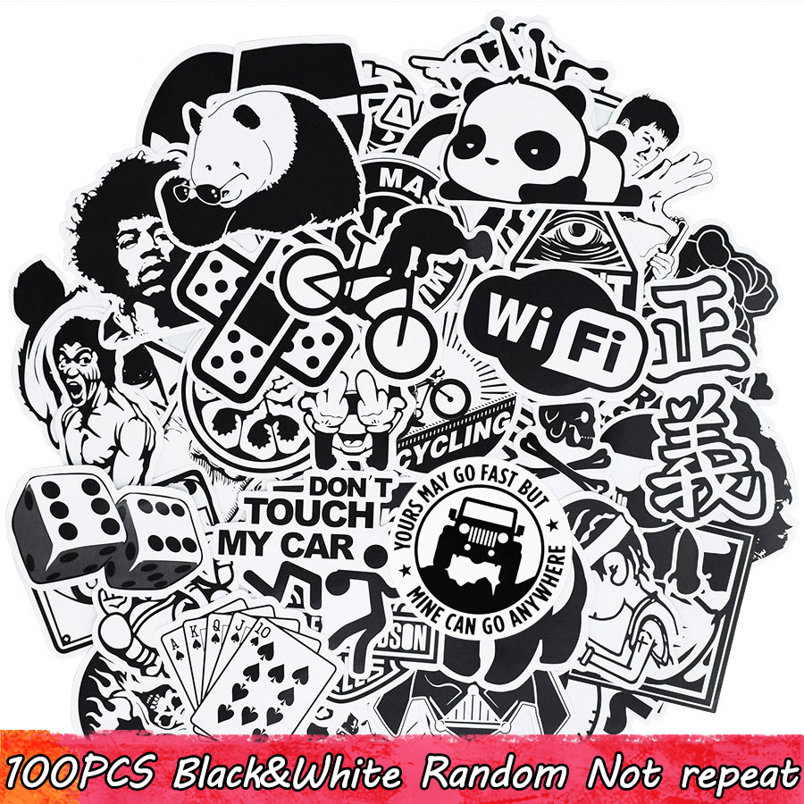 100 PCS Cool Waterproof Black And White Punk Anime Sticker for Adults to DIY Water Bottle Phone Case Laptop Scrapbook Guitar Bike Motorcycle
100 PCS Cool Waterproof Black And White Punk Anime Sticker for Adults to DIY Water Bottle Phone Case Laptop Scrapbook Guitar Bike Motorcycle