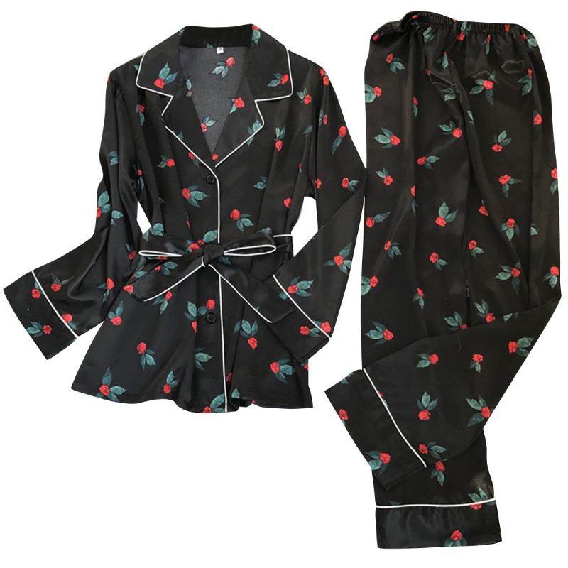 Delicate Women Comfortable Sexy Wireless Rimless Pajamas Lace Nightdress Silk Underwear Women Sleepwear Breathable Sleepwear^R, Black
Delicate Women Comfortable Sexy Wireless Rimless Pajamas Lace Nightdress Silk Underwear Women Sleepwear Breathable Sleepwear^R, Black