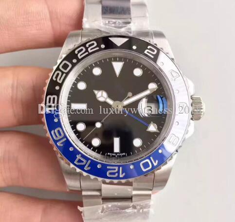 Luxury Mens Watches Designer GMT Watch Montre De Luxe Automatic Wristwatches Ceramic Bezel 316L Steel Sports Self-wind Wristwatch Watches
Luxury Mens Watches Designer GMT Watch Montre De Luxe Automatic Wristwatches Ceramic Bezel 316L Steel Sports Self-wind Wristwatch Watches