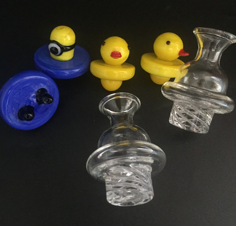 Glass Spinning Carb Cap Cyclone Riptide bubble With Minions Duck UFO Carb Cap Solid For Flat Top Quartz Banger Nails
Glass Spinning Carb Cap Cyclone Riptide bubble With Minions Duck UFO Carb Cap Solid For Flat Top Quartz Banger Nails