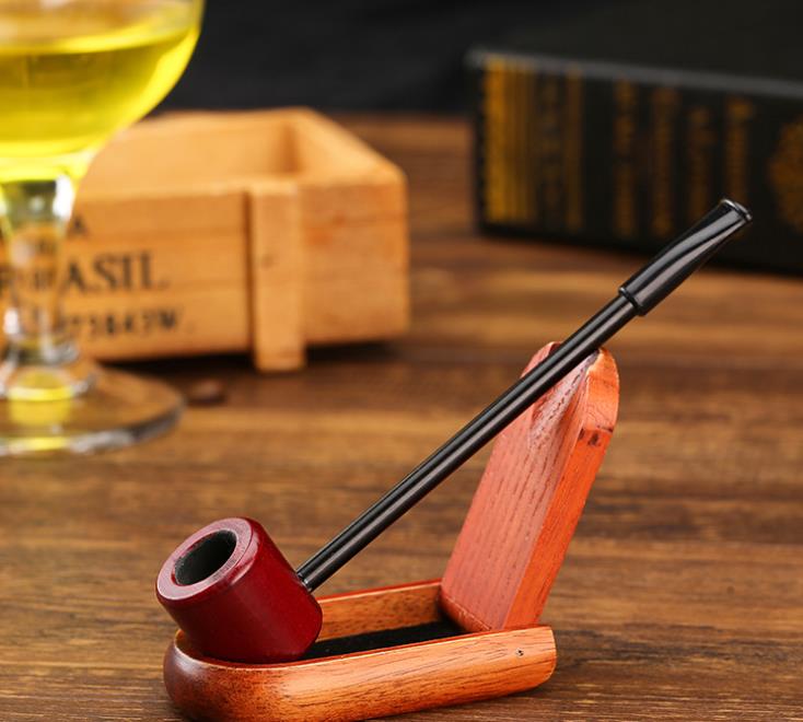 New Brown Bakelite Long-style wooden pipe 145mm removable portable personalized tobacco accessories
New Brown Bakelite Long-style wooden pipe 145mm removable portable personalized tobacco accessories