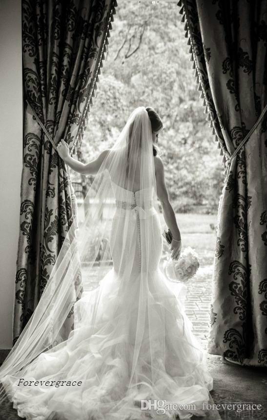 2019 Arabic Style Sweetheart Mermaid Wedding Dress Lace Bodice ith Tiered Ruffles Skirt Long Garden Formal Bridal Gown Plus Size Custom Made