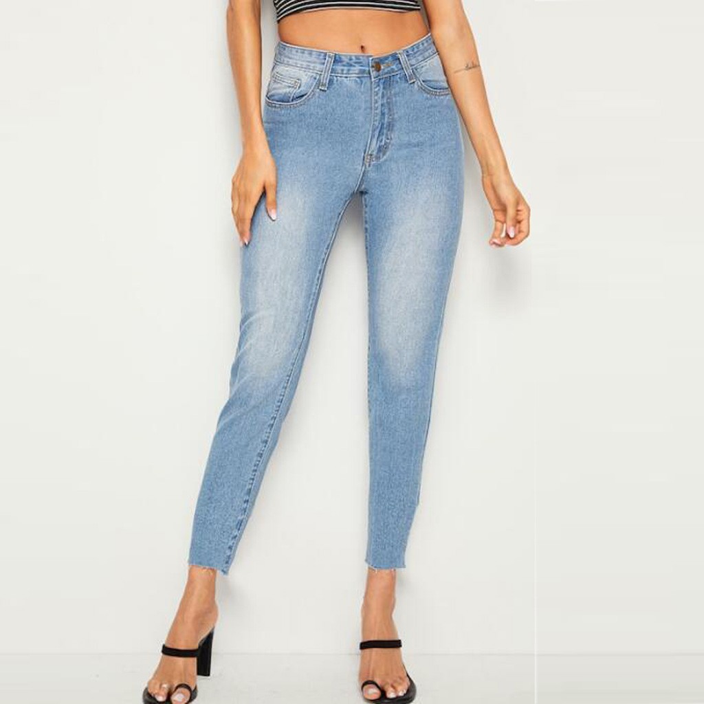 Autumn Women Jeans Light Blue Skinny Denim Ankle Length Pencil Pant Office Lady Slim Fit Casual Trousers Stretchy Bottoms Button
Autumn Women Jeans Light Blue Skinny Denim Ankle Length Pencil Pant Office Lady Slim Fit Casual Trousers Stretchy Bottoms Button