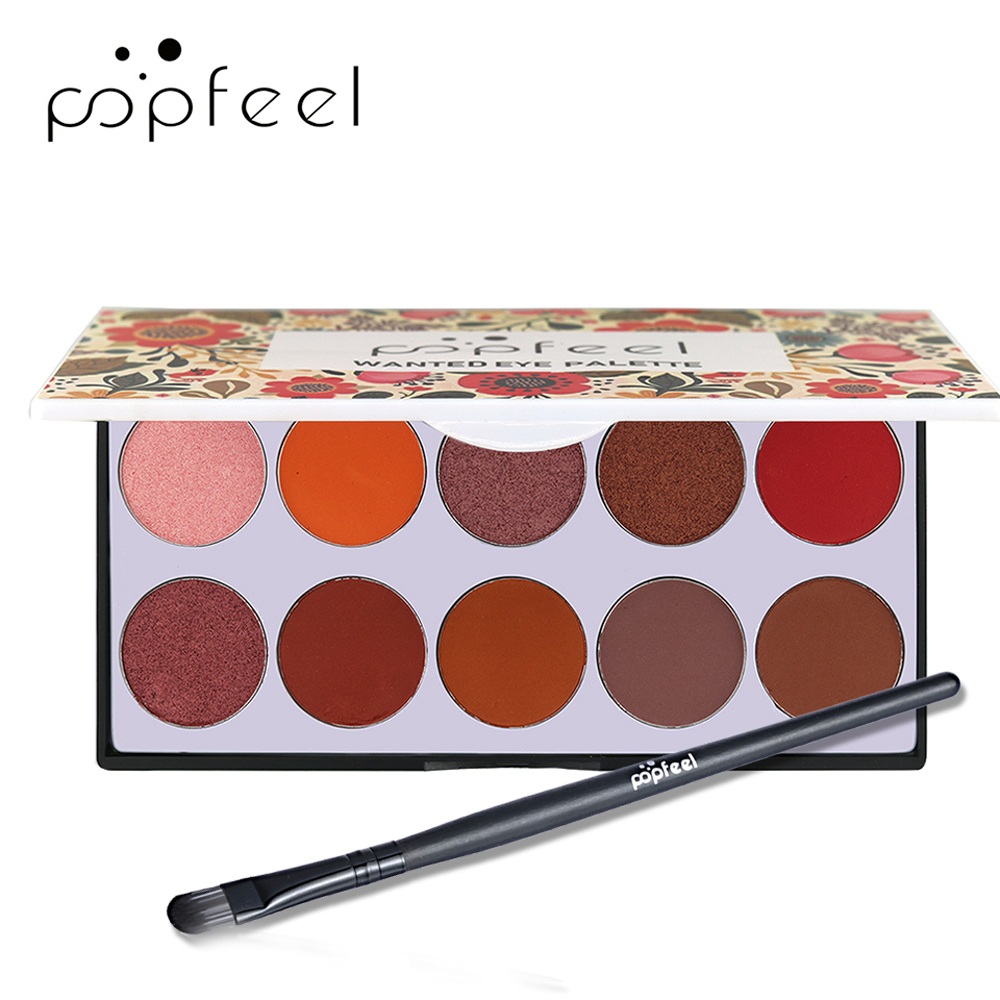 10 Colors Eyeshadow Pallete Natural Eyeshadow Palette Easy Wearing Waterproof Metal Color Shimmer Matte Eye Makeup Tool, Chocolate
10 Colors Eyeshadow Pallete Natural Eyeshadow Palette Easy Wearing Waterproof Metal Color Shimmer Matte Eye Makeup Tool, Chocolate