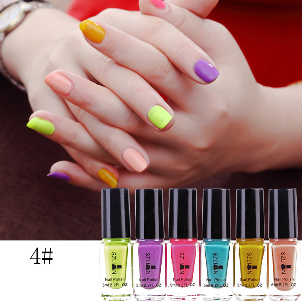6 Nail Polish Set Candy Color Quick Dry Series Nail Varnish Pure Long Lasting Polish Art Lacquer Decoration
6 Nail Polish Set Candy Color Quick Dry Series Nail Varnish Pure Long Lasting Polish Art Lacquer Decoration
