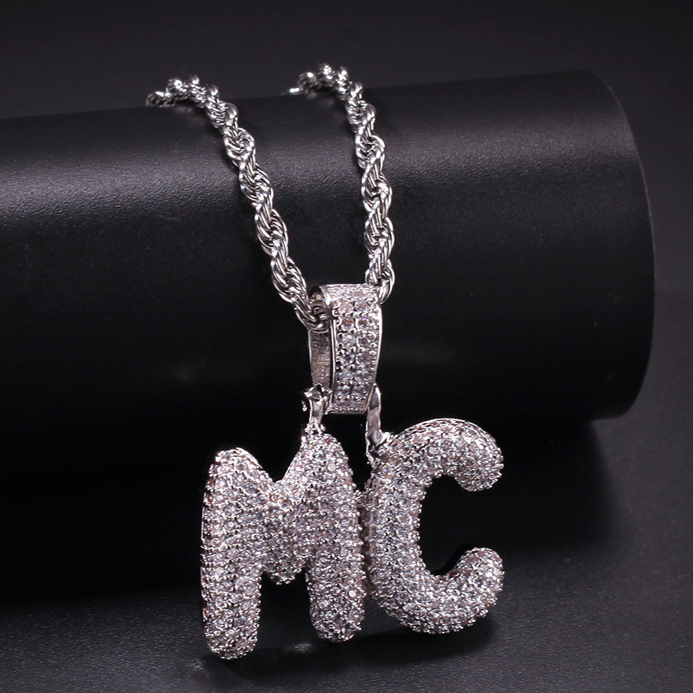 A-Z Custom Name Small Letters Pendant Necklaces Charm For Men Women Gold Silver Cubic Zircon Hip Hop Jewelry Cuban chain
A-Z Custom Name Small Letters Pendant Necklaces Charm For Men Women Gold Silver Cubic Zircon Hip Hop Jewelry Cuban chain