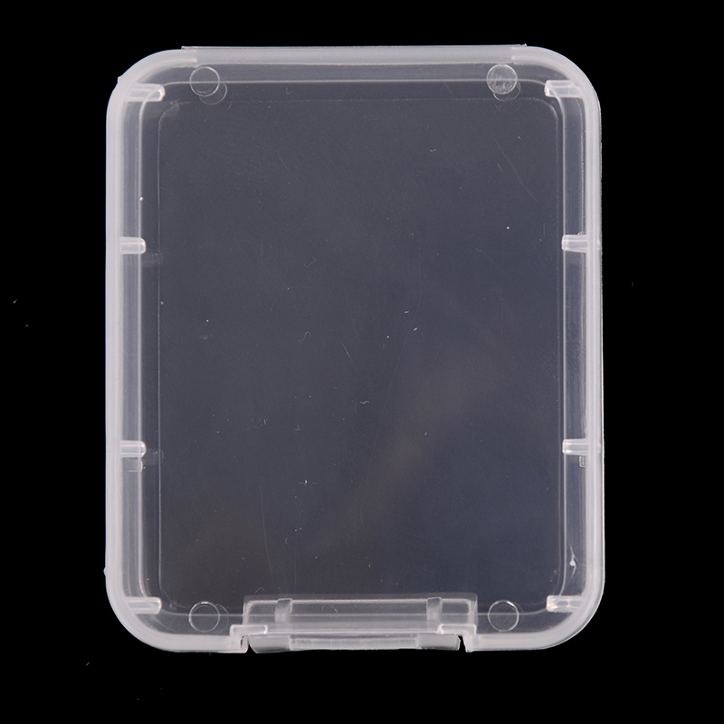 DHL Memory Card Case Box Protective Case for SD SDHC MMC XD CF Card Shatter Container Box White transparent9197801