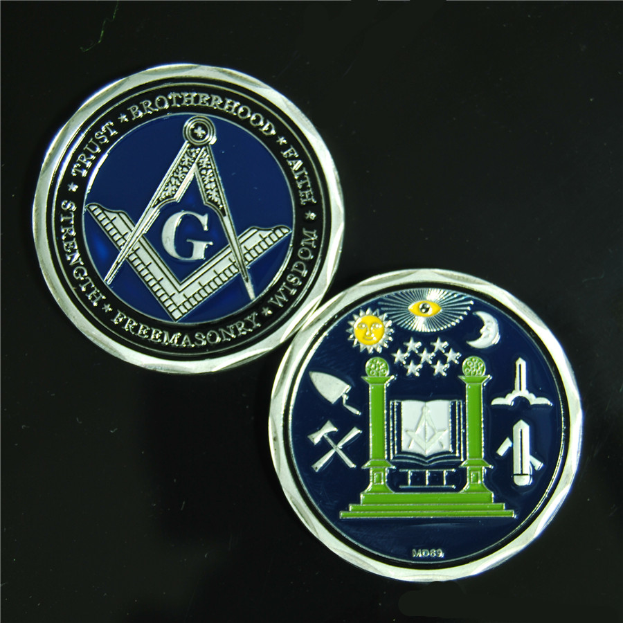 MD69 Masonic Challenge Coin New Best Selling Coins 24K Gold Plated Fraternity Coin Business Gifts Collectibles Badges
MD69 Masonic Challenge Coin New Best Selling Coins 24K Gold Plated Fraternity Coin Business Gifts Collectibles Badges