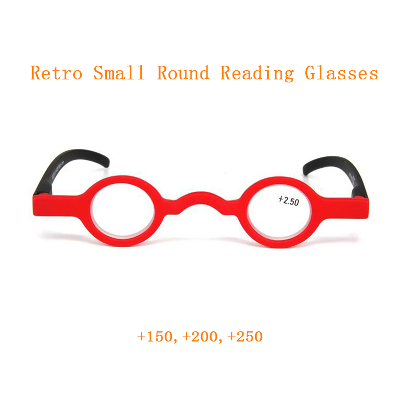 Sunglasses Retro Small Round Frame Reading Glasses For Women Men Mini Presbyopia Spectacles Old Man Eyeglasses Magnifier +1.5,+2.0,+2.5
Sunglasses Retro Small Round Frame Reading Glasses For Women Men Mini Presbyopia Spectacles Old Man Eyeglasses Magnifier +1.5,+2.0,+2.5