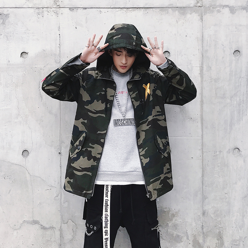 Men's Jackets Camouflage Jacket Men Coats US Size XS-XL