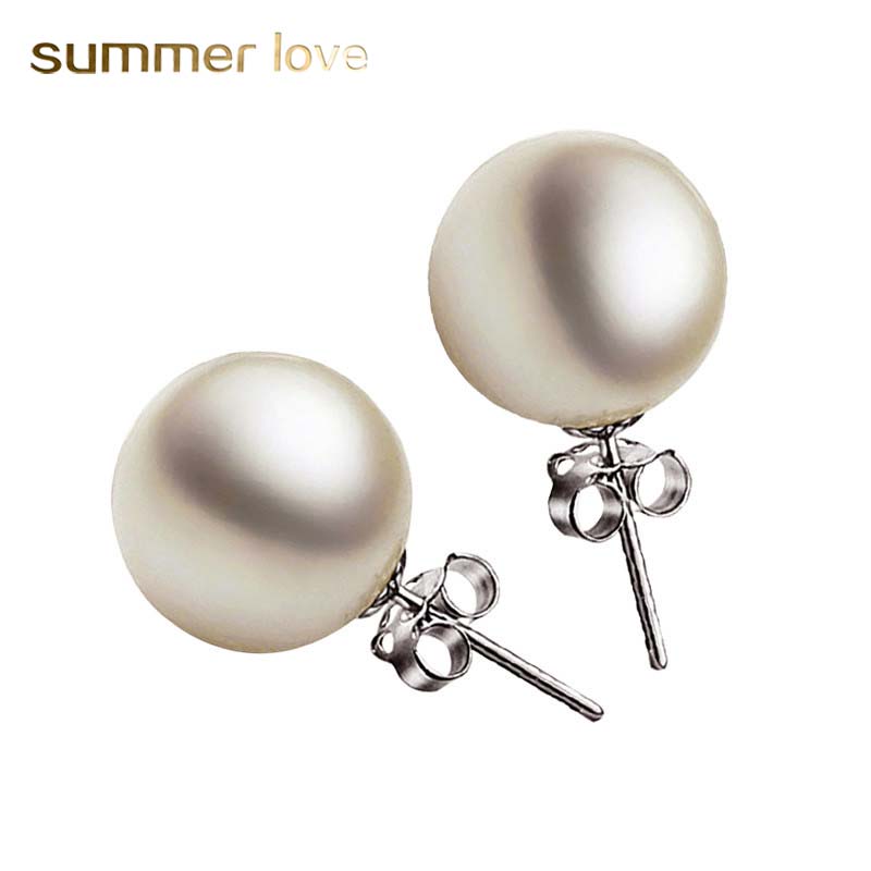 New Fashion 6MM & 8MM &10MM Pearl Stud Earring for Women Round Ball Shape Romantic Wedding Party Earring Fashion Jewelry
New Fashion 6MM & 8MM &10MM Pearl Stud Earring for Women Round Ball Shape Romantic Wedding Party Earring Fashion Jewelry