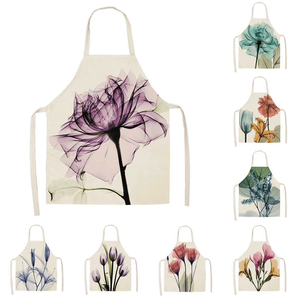FYMX Beautiful floral apron charming print environmental protection anti-fouling breathable sleeveless back apron
FYMX Beautiful floral apron charming print environmental protection anti-fouling breathable sleeveless back apron