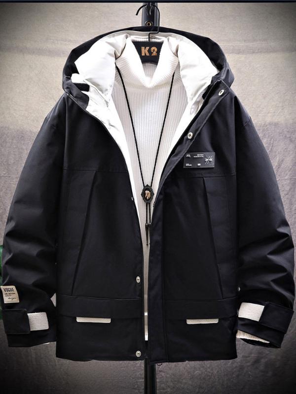 Padding Men Trench Thermal Zip Vintage Winter New Streetwear Fashion Jacket Hooded Slim Thicken Warm Casual Parkas Coats KK60MF
Padding Men Trench Thermal Zip Vintage Winter New Streetwear Fashion Jacket Hooded Slim Thicken Warm Casual Parkas Coats KK60MF