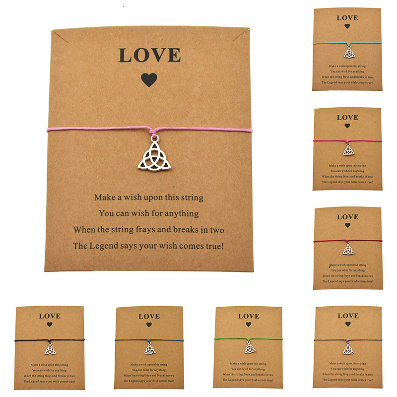 New Vintage Triangle Celtics Knot Triquetra Trinity Charm Bracelets Make A Jewelry Love Cards For Women Best Friends Gifts
New Vintage Triangle Celtics Knot Triquetra Trinity Charm Bracelets Make A Jewelry Love Cards For Women Best Friends Gifts