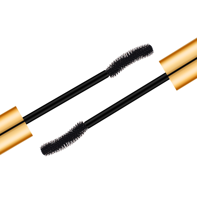 Mascara O.TWO.O Lengthening Black Lash Eyelash Extension Eye Lashes Brush Makeup Long-wearing Gold Color