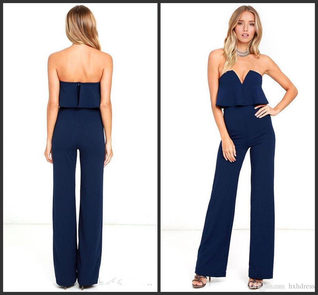 2019 New Ladies Party Jumpsuit Strapless Ruffles Long Wide Leg Jumpsuits Women Sexy Evening Dress Rompers OL Office Outfit, Light yellow
2019 New Ladies Party Jumpsuit Strapless Ruffles Long Wide Leg Jumpsuits Women Sexy Evening Dress Rompers OL Office Outfit, Light yellow